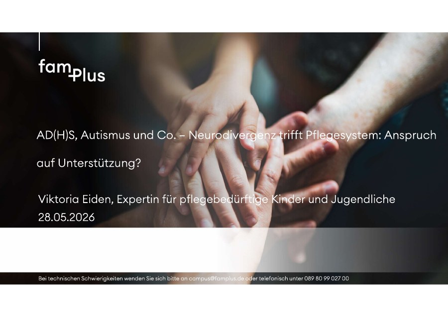 Titelseite: AD(H)S, Autismus und Co. – Neurodivergenz trifft Pflegesystem