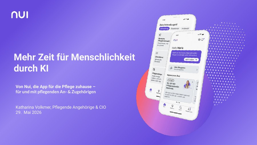 Titelseite: Mehr Zeit für Menschlichkeit durch KI